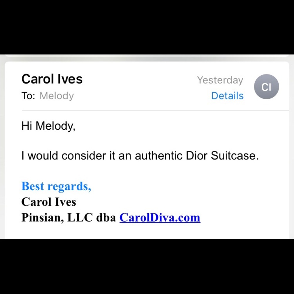 ‼️UNICORN ALERT‼️Dior suitcase - Picture 8 of 8